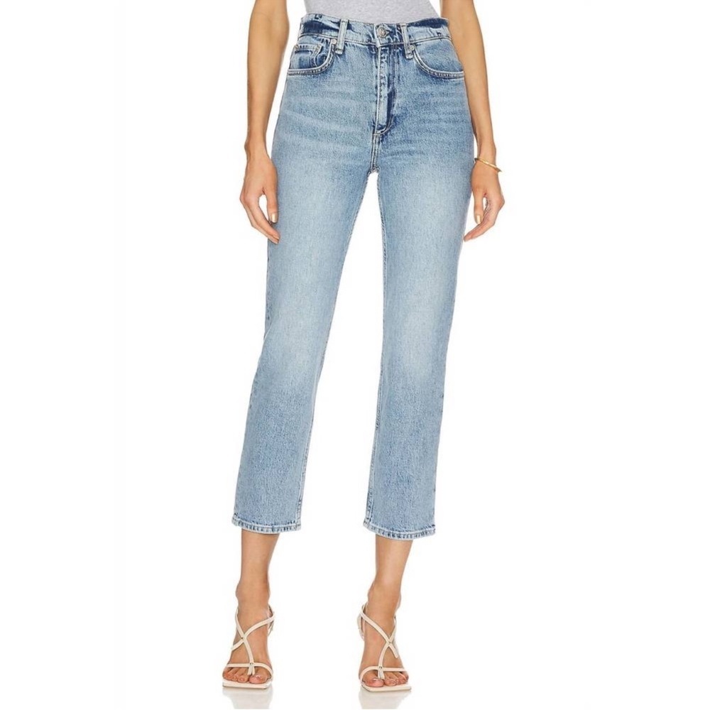 NEW RAG & BONE wren slim straight jean in porter 33
